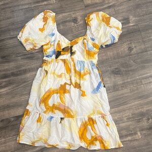 Nine West Puff Sleeve Dress size M